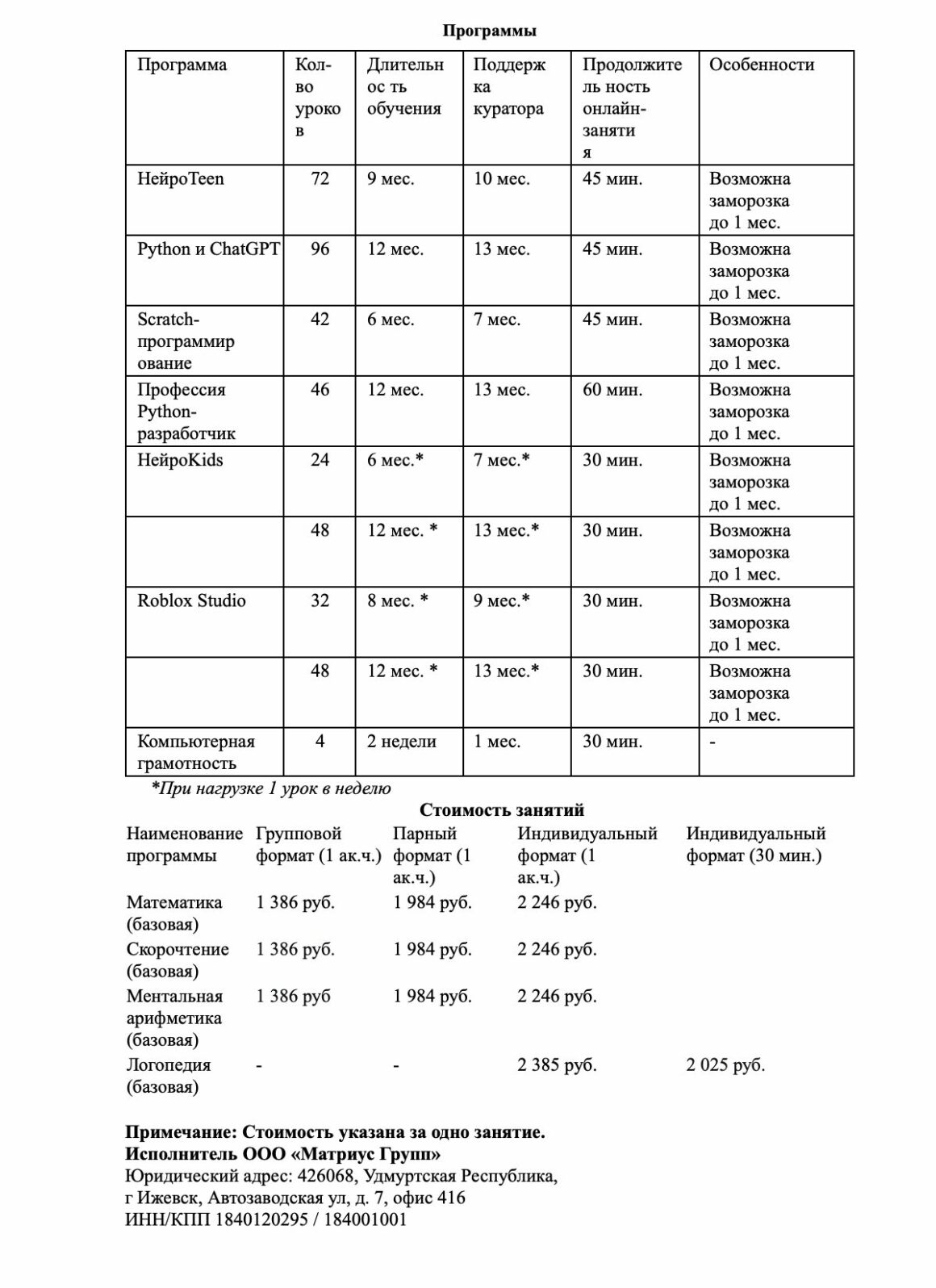 Публичный договор - оферта